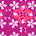 Andover - Hothouse Flowers - Lavish Floral in Fuchsia