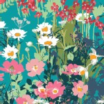 Art Gallery Fabrics - AGF Collection - Lavish - Mothers Garden in Rich