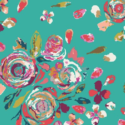 Art Gallery Fabrics - Fusion - Swifting Flora in Boho
