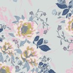 Art Gallery Fabrics - Fusion - Wild Posy in Ethereal