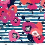 Art Gallery Fabrics - Knits - Paprounes in Crimson