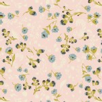 Art Gallery Fabrics - Knits - Flourish Aglow in Soft Pink