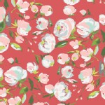 Art Gallery Fabrics - Knits - Wild Bloom - Everlasting Blooms in Berry