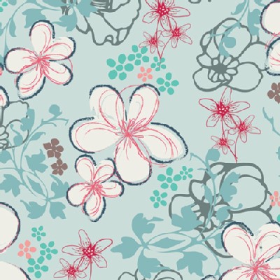 Art Gallery Fabrics - NouvElle - Twirls in Air