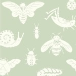 Birch Fabrics - Acorn Trail - Bugs Tonal in Mint