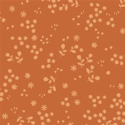 Birch Fabrics - Acorn Trail - Tonal Floral in Adobe