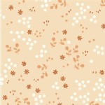 Birch Fabrics - Acorn Trail - KNIT - Tonal Floral in Shell