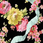 Blend Fabrics - Anna Griffin - Rose Rosette in Black