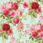 Blend Fabrics - Anna Griffin - Rose Garden in Blue