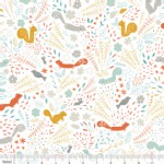 Blend Fabrics - Faraway Forest - Treetop Hop in White
