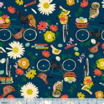 Blend Fabrics - Others - Garden Roost - Hitchride in Navy