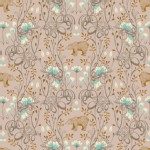 Blend Fabrics - Timber and Leaf - Brush Bear in Taupe