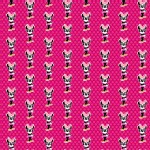 Character Prints - Mickey - Minnie Glasses Dots in Pink