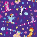 Character Prints - Other Characters - My Little Pony - Names in Purple