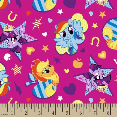 Character Prints - Other Characters - KNIT - MLP Cutie Toss in Pink