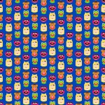 Character Prints - Other Characters - Muppet Friends Emojiland in Blue