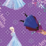 Character Prints - Princess - Frozen Sisters Forever in Purple