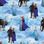 Character Prints - Princess - Frozen Character Scenic in Blue