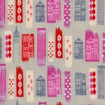 Cotton And Steel - Jubilee - In The City in Pink Metallic