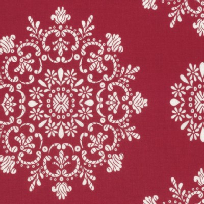 Free Spirit - Peppermint Rose - Snow Crystals in Cranberry