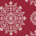 Free Spirit - Peppermint Rose - Snow Crystals in Cranberry
