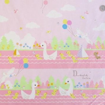 Japanese Imports - Kokka - Little Ducklings in Pink