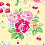 Lakehouse Drygoods - Pam Kitty Picnic - Main Floral in Butter