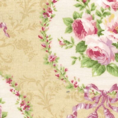 Lecien - Rococo Sweet 2014 - Floral Cameo in Ivory