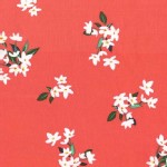 Michael Miller Fabrics - Bed of Roses - Lilly of the Valley in Coral