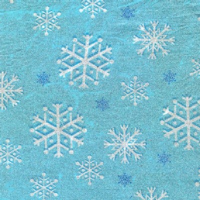 Michael Miller Fabrics - Glitter and Sparkles - Snowflakes Glitter in Blizzard
