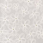 Michael Miller Fabrics - Glitz - Wee Sparkle - Lacey Daisy in Cloud