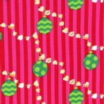 Michael Miller Fabrics - Holiday - Popcorn Garland in Red