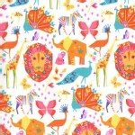 Michael Miller Fabrics - Origami Oasis - Pride in Candy