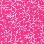 Michael Miller Fabrics - Sea Buddies - Sea Coral in Raspberry