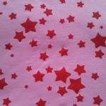 One Red Blossom - Knits  - Stars - Red in Pink