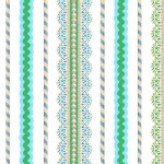 Quilting Treasures - Lalaloopsy - Lace Stripe in Blue