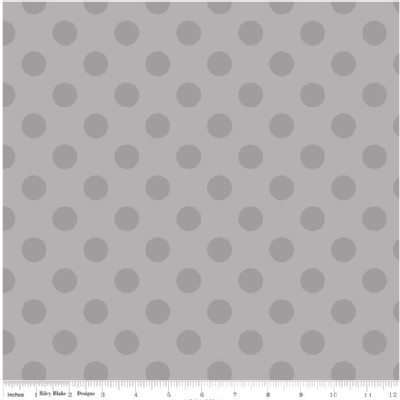 Riley Blake Designs - Hollywood - Sparkle Dots in Gray