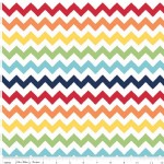 Riley Blake Designs - Knit Basics - Chevron in Rainbow