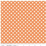 Riley Blake Designs - Knit Basics - Dots in Orange