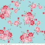 Riley Blake Designs - Knit Prints - Idle Wild Floral Main in Blue