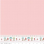 Riley Blake Designs - Little Red Riding Hood - Border in Pink