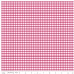 Riley Blake Designs - RB Basics - Small Gingham in Pink