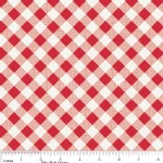 Riley Blake Designs - Sew Cherry - Gingham in Red
