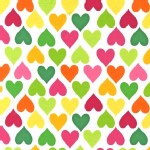 Robert Kaufman Fabrics - Laguna Jersey Prints - Heart in Spring