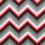 Robert Kaufman Fabrics - Laguna Jersey Prints - Tonal Chevron in Red