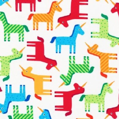 Robert Kaufman Fabrics - Wonder - Unicorns in Bright