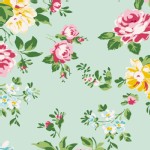 Tilda Fabrics - Apple Butter - Shirly in Teal