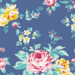 Tilda Fabrics - Apple Butter - Shirly in Blue